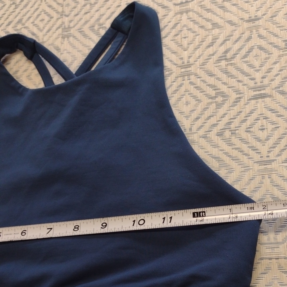 lululemon athletica Navy Blue Strappy Back Sports Bra - Picture 5 of 7